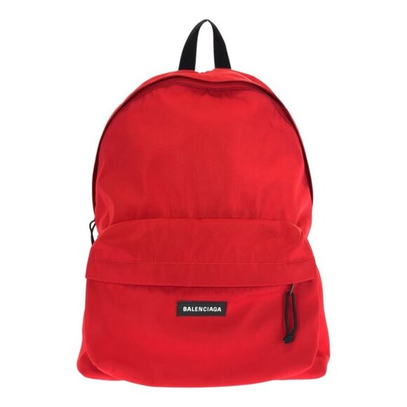 Balenciaga Explorer Red Black Nylon Backpack Daypack Backpack main image 7